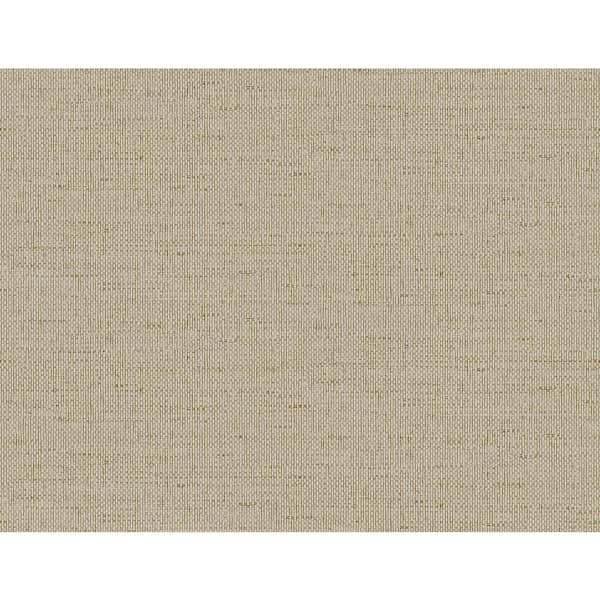 LILLIAN AUGUST 60.75 sq. ft. Coastal Haven Pashmina Kaya Faux Paperweave Embossed Vinyl Unpasted Wallpaper Roll