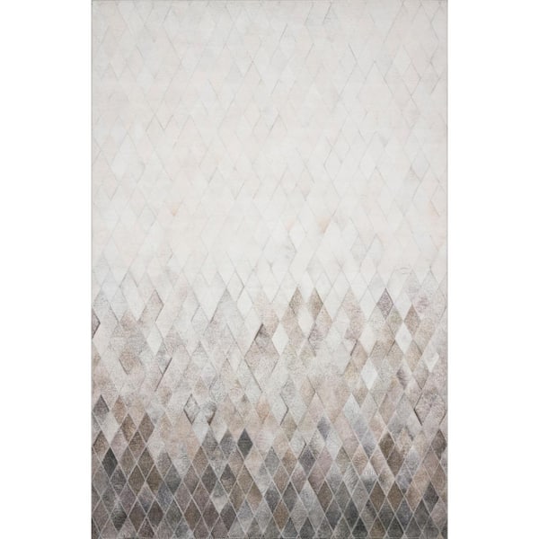 LOLOI II Maddox Sand/Taupe 2 ft. 6 in. x 7 ft. 6 in. Contemporary 100% Polyester Runner Rug