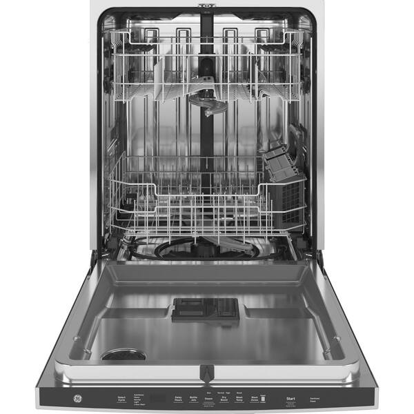 24 in Top Control Dishwasher in Stainless Steel with Stainless Steel Tub 