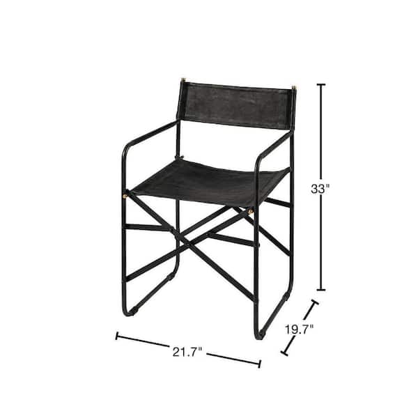 Black Leather With Black Iron Frame Dining Chair Black Leather With Black Iron Frame Dining Chair