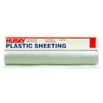 9 ft. x 400 ft. Clear 0.7 mil Plastic Sheeting