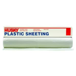9 ft. x 400 ft. Clear 0.7 mil Plastic Sheeting