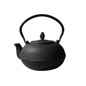 3 l Hakone Matte Black Cast Iron Teapot/Wood Stove Humidifier