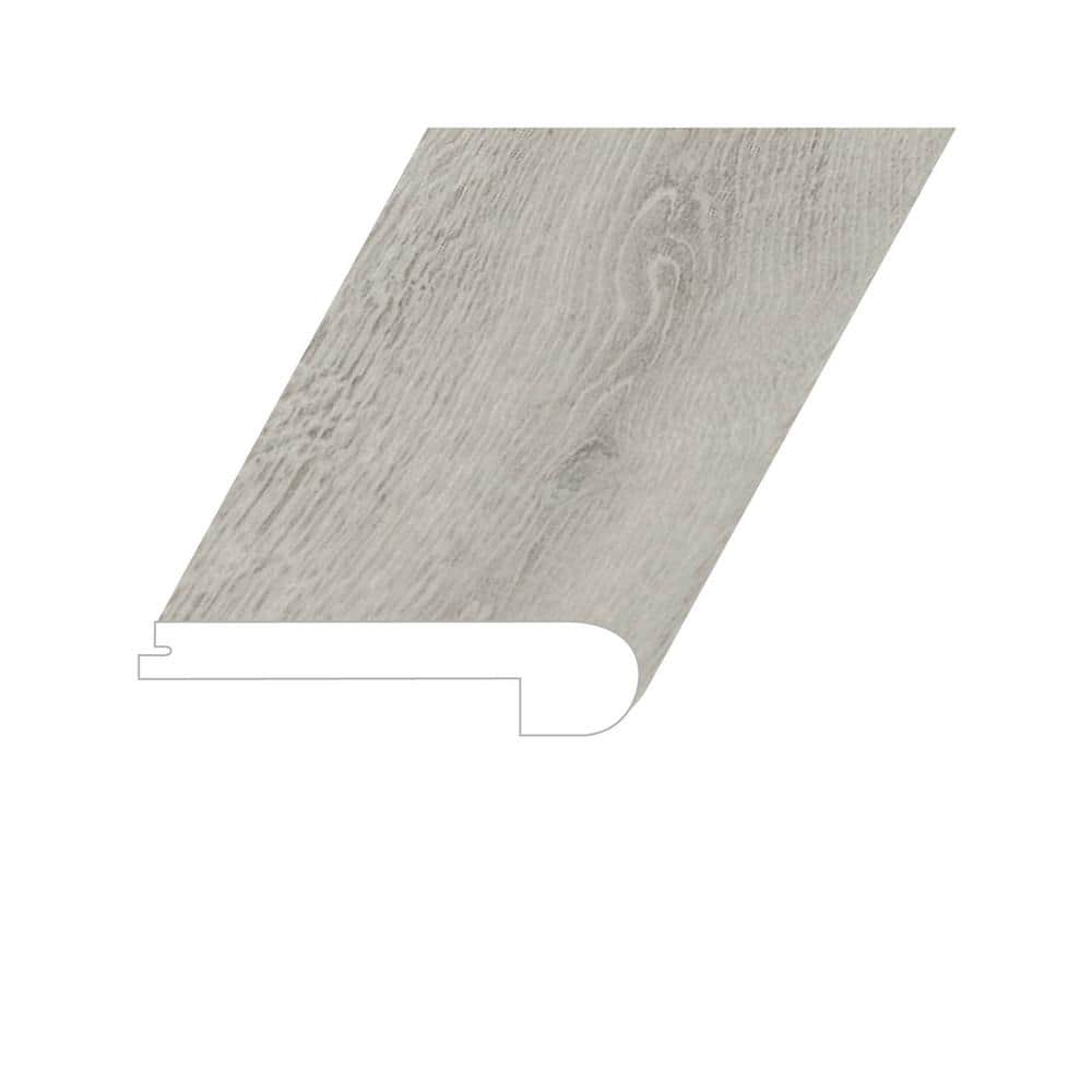 Romulus Abstract Silver 1 in. Thick x 4.5 in. Wide x 94.5 in. Length Vinyl Flush Stair Nose Molding price history on PriceWatchPro