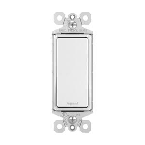 radiant 15 Amp 120-Volt Single-Pole Decorator/Rocker Light Switch White (10-Pack)