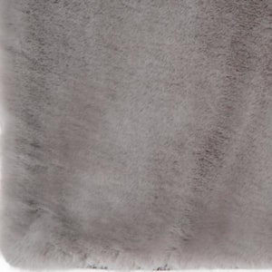 Piper Grey 7 ft. x 9 ft. Solid Polyester Area Rug