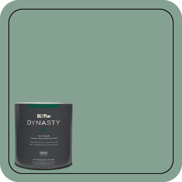 BEHR DYNASTY 1 qt. #MQ6-11 Mossy Bench Semi-Gloss Enamel Exterior Stain-Blocking Paint & Primer