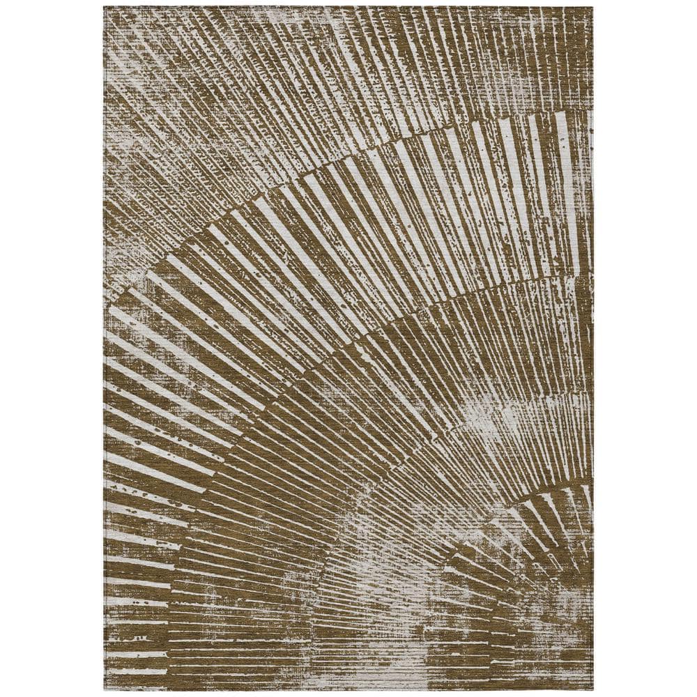Chantille ACN542 Chocolate 9 ft. x 12 ft. Machine Washable Indoor/Outdoor Geometric Area Rug price history on PriceWatchPro