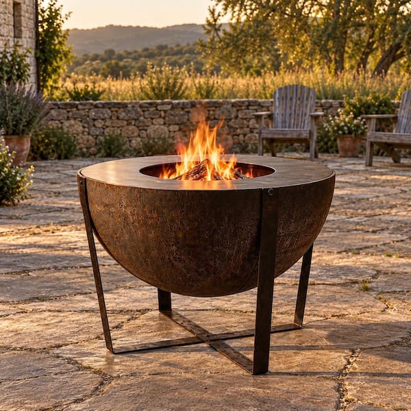 Dakota 32 in. Corten Steel Fire Bowl SRFP22304