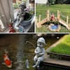 Goodeco Fisherboy Statue Garden Outdoor Ornaments, Spirituality Garden  Decorations Home Decor,Boy Fisherman Figurine Sculpture,Gifts for Outdoor  Yard Lawn Pool Pond Decor Fishing statue,28cm : : Garden
