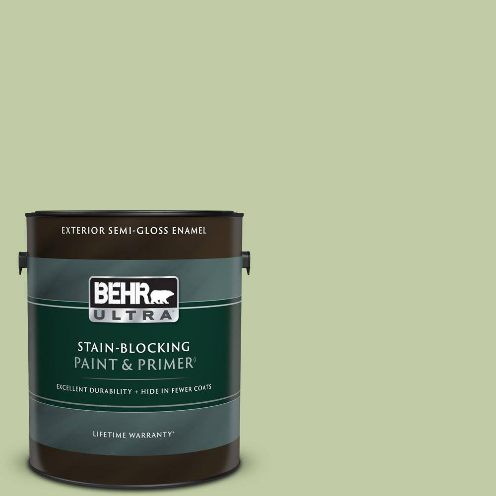 BEHR ULTRA 1 gal. M3604 Marjoram SemiGloss Enamel Exterior Paint