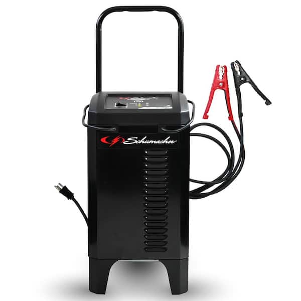 Wheeled Automatic 150A Car Battery Charger and Engine Starter, 20A Boost, 12V for Power Sport, Auto, Marine Batteries