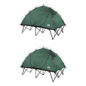 CTC 2-Person Compact Collapsible Backpacking Camping Tent Cot (2 Pack)