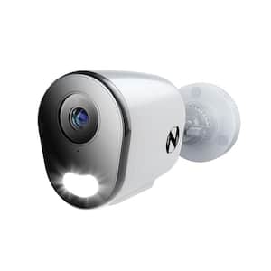 4K Wired IP Indoor/Outdoor Spotlight Security Camera with 2-Way Audio