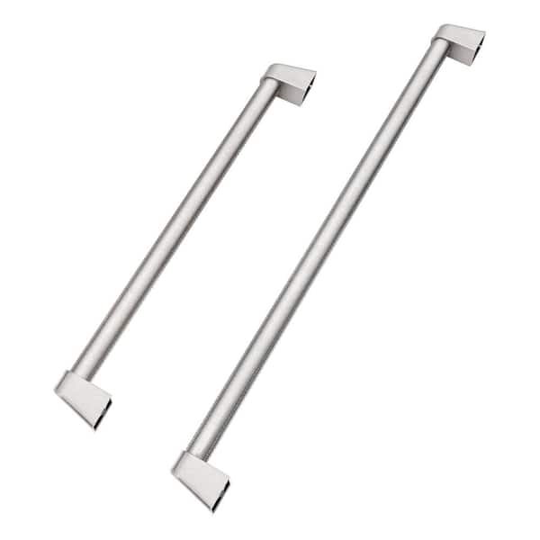 30 in. Built-In Refrigerator Helix Handles (Set of 2) in Stainless Steel