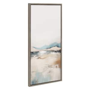 Sylvie Tranquil Landscape IV Framed Canvas by Amy Lighthall Set of 1 Nature Art Print 18.00 in. x 40.00 in.