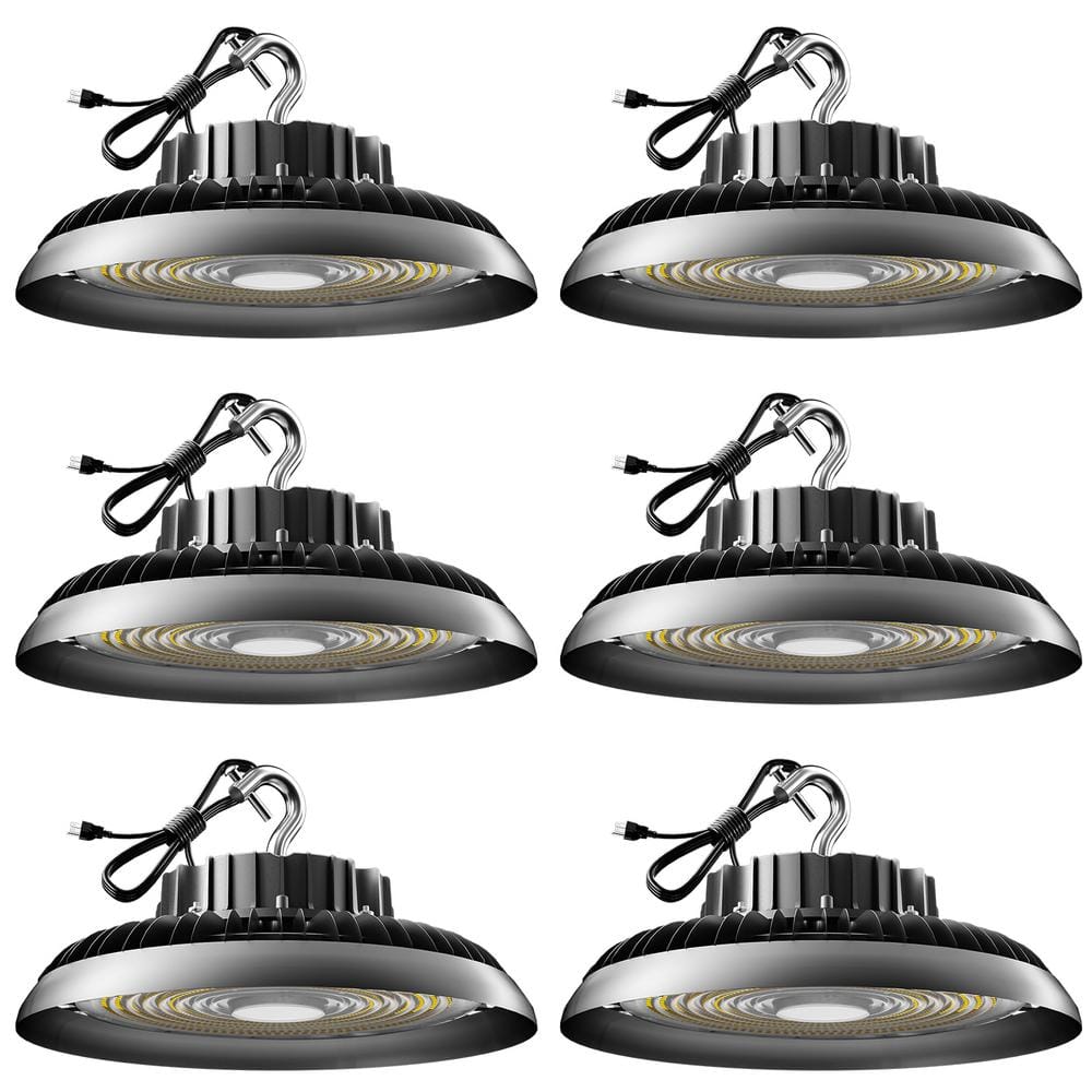 6Pack of LED High Bay Light 350W 52500LM High Bay LED Shop Lights AC100-277