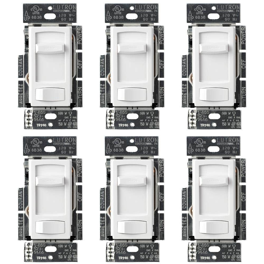 Lutron Skylark Contour LED+ Dimmer Switch For LED And Incandescent ...