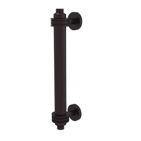 Allied Brass 8 in. Center-to-Center Door Pull with Dotted Aents in Antique Bronze