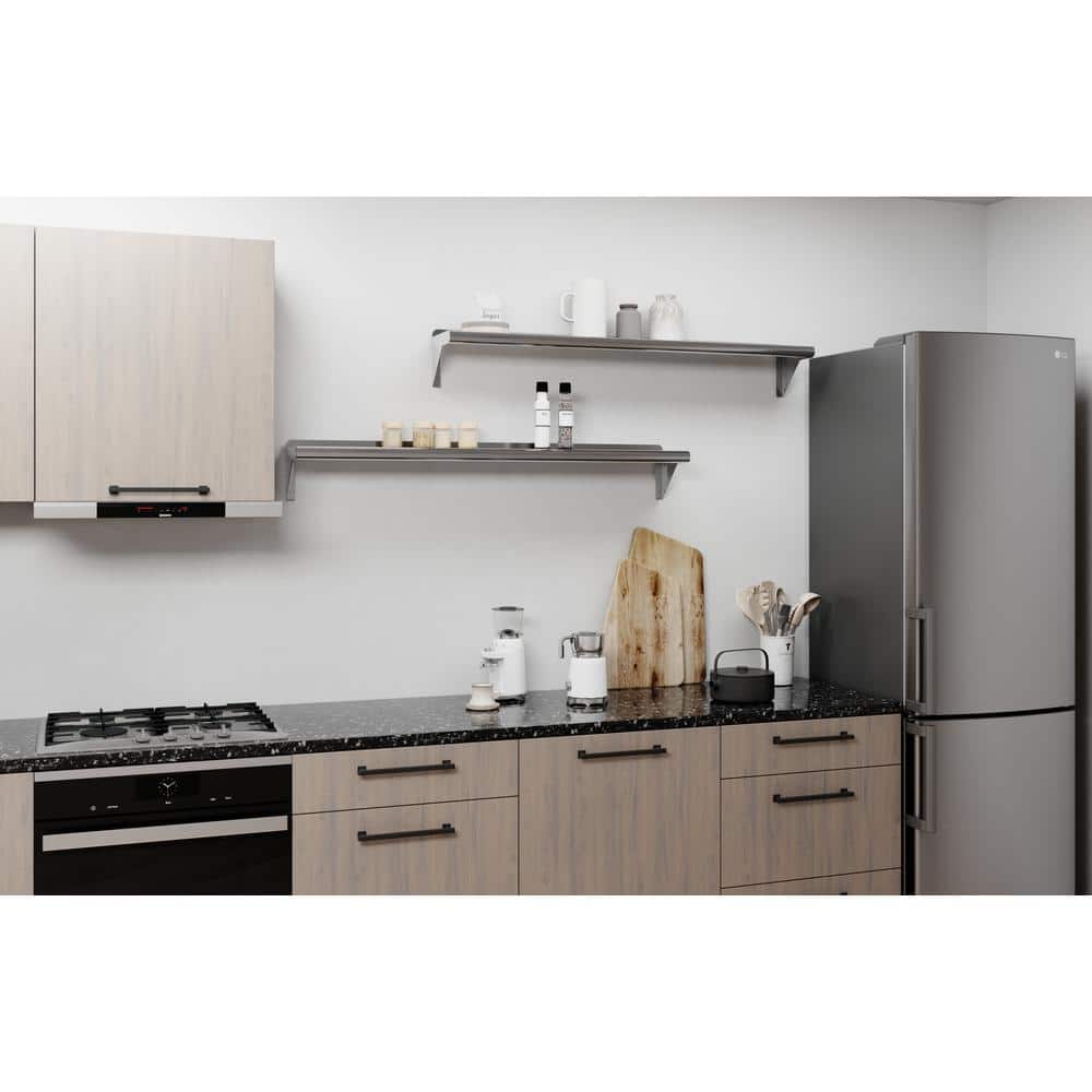 48" Stainless Steel Wall Shelf with Brackets