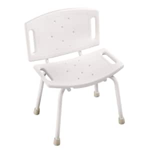 15-1/2 in. x 4-1/2 in. Bathtub and Shower Safety Chair in White