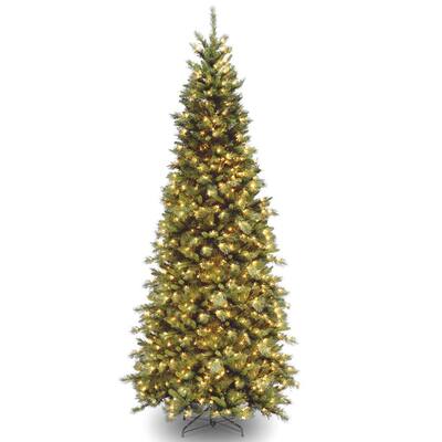10 Ft Pre Lit Christmas Trees Artificial Christmas Trees The Home Depot