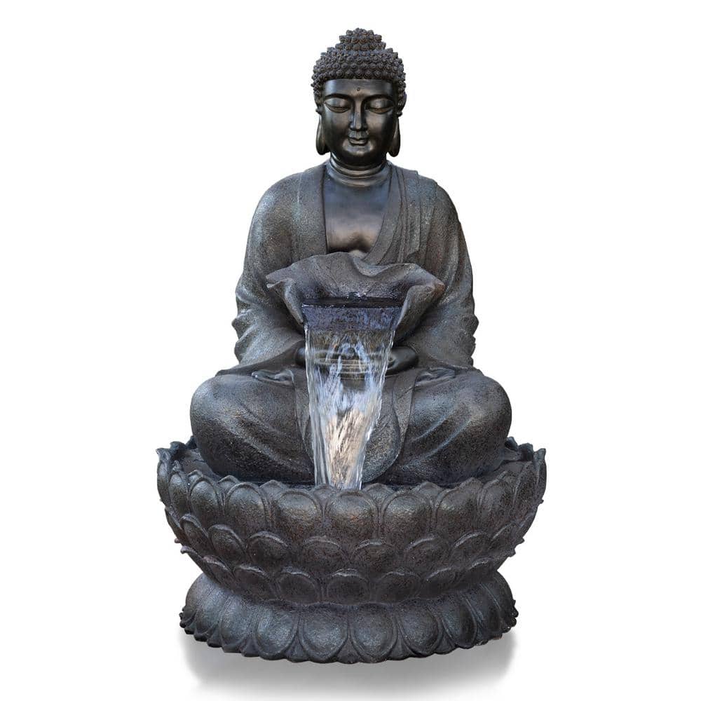 Amazon.com: Red Lantern 2.5 ft. Tall Japanese Sitting Buddha