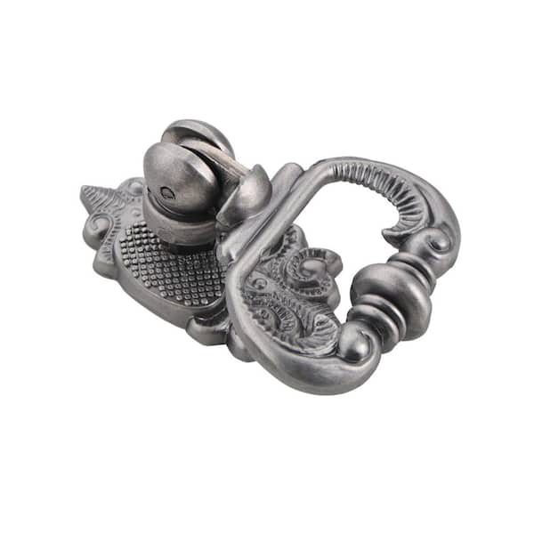 Vallia Drop Ring Cabinet Pull, Pewter, 2.6"