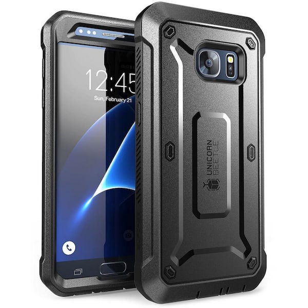 corrupción cantidad Alternativa SUPCASE Galaxy S7-Unicorn Beetle Pro Series Case and Holster-Black  SUP-GalaxyS7-UBPro-Black/Black - The Home Depot