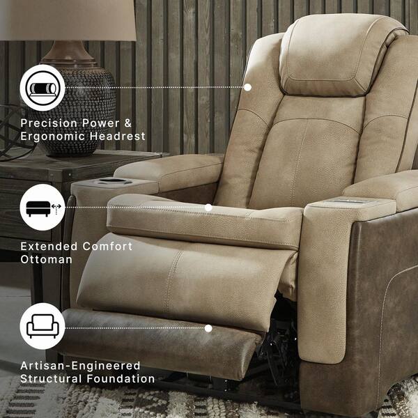Signature DESIGN BY ASHLEY Next-Gen DuraPella Brown Faux Leather