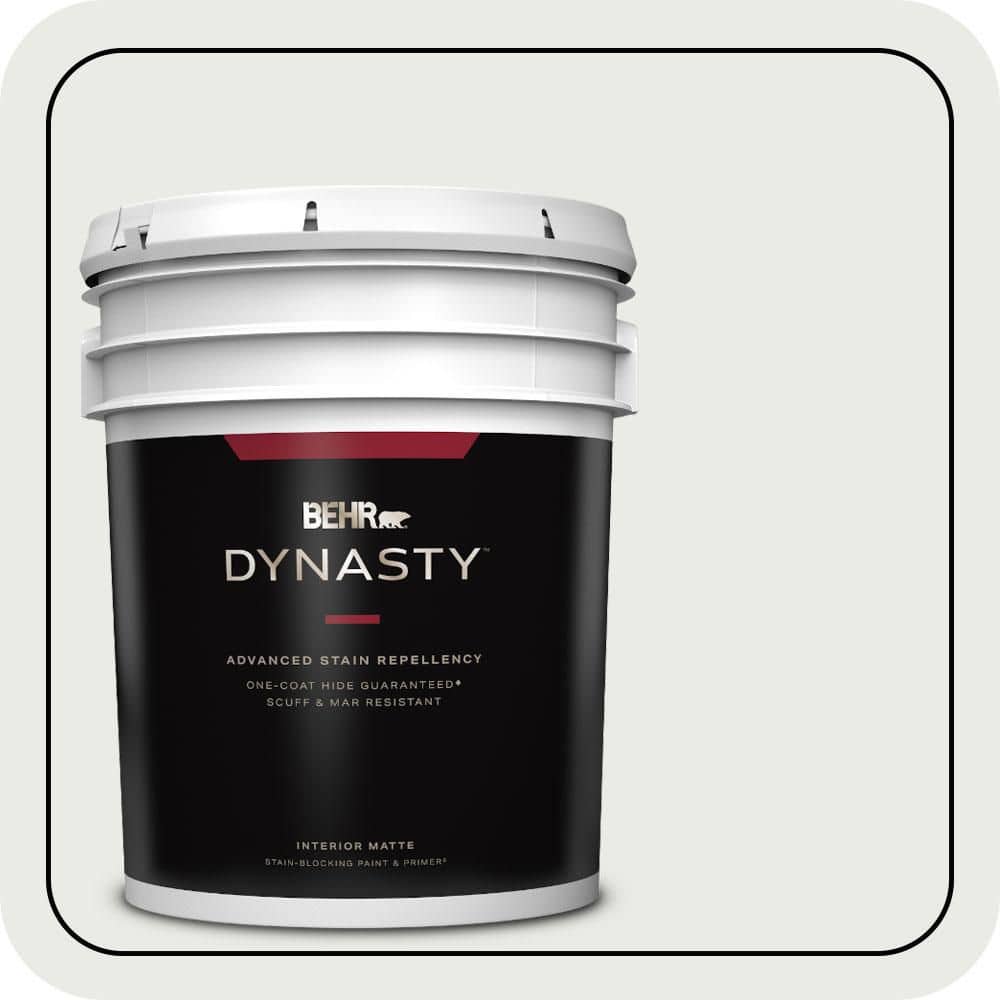 5 gal. #PPU12-12 Gallery White Matte Interior Stain-Blocking Paint & Primer price history on PriceWatchPro