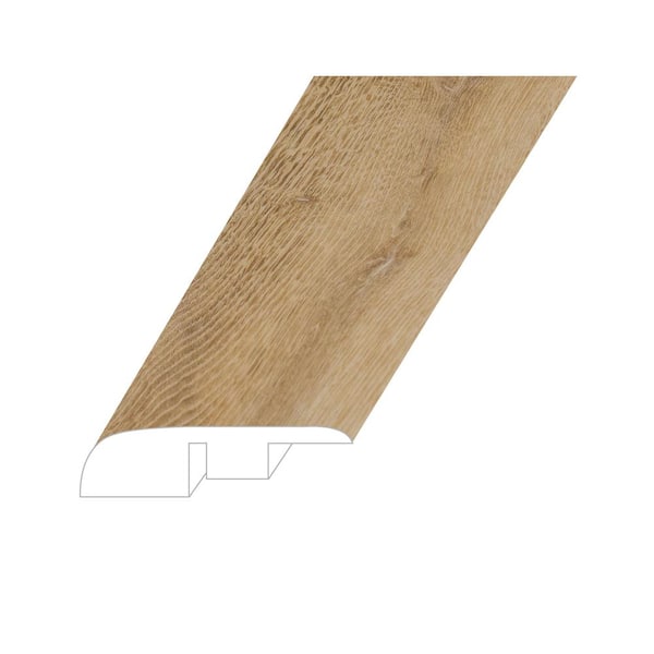 Montserrat Romulus Concept Oak 0.59 in. T x 1.38 in. W x 94.49 in. L Vinyl End Cap Molding
