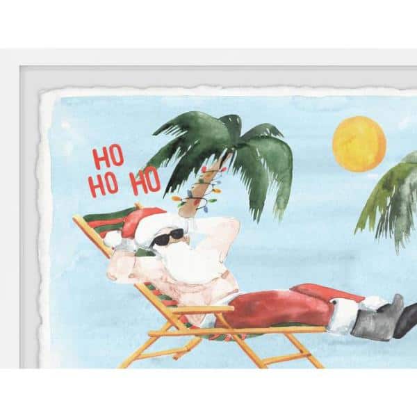 The Art 24 Marmont x Nature Goes Framed - on by Depot Hill Home JULTCA34WFPFL36 in. Print 36 in. Santa Vacation\