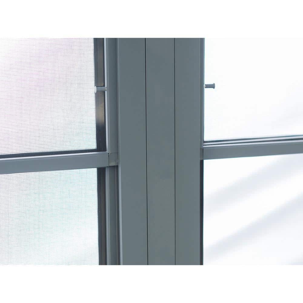 Florence Gray Aluminum and Polycarbonate Outdoor Solarium
