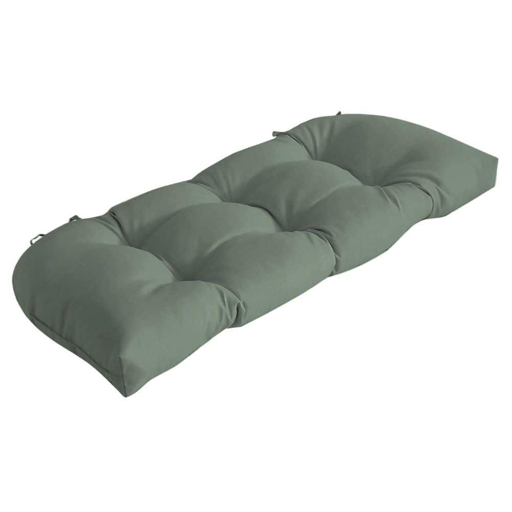 ARDEN SELECTIONS 41.5 in. x 18 in. Sage Green Texture Rectangle Outdoor