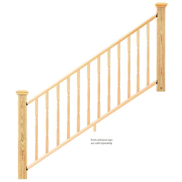 Routed Stair Rail Kit With Se Spindles