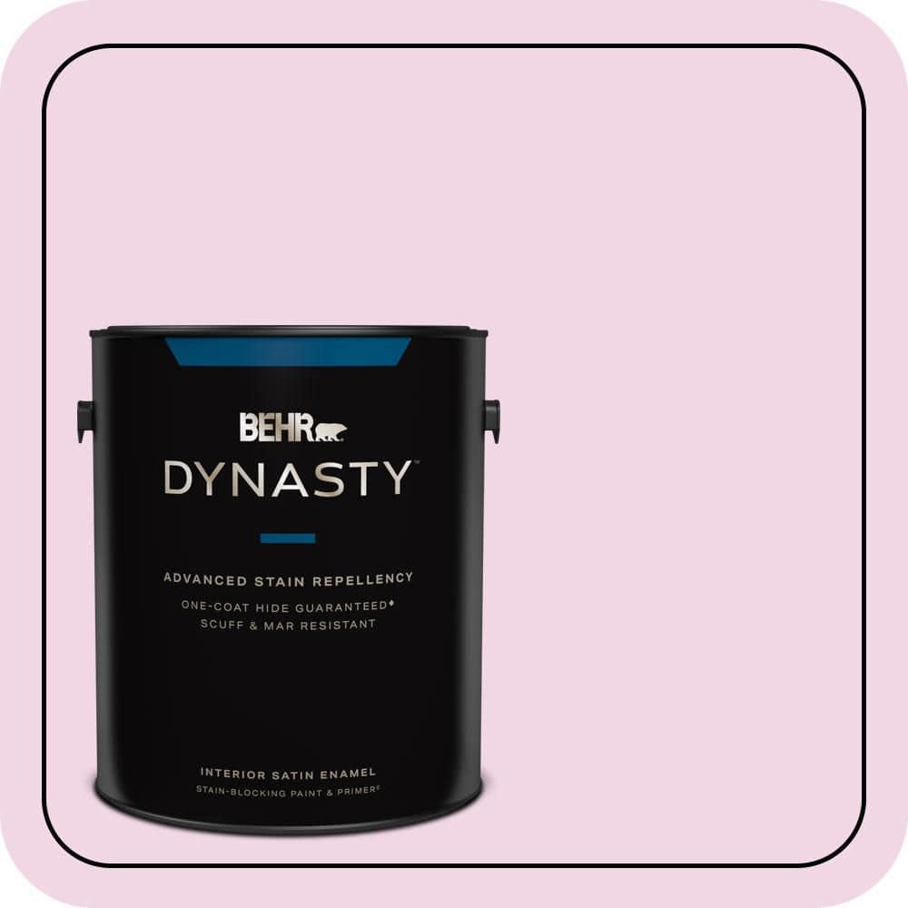 1 gal. #680A-1 Candy Tuft Satin Enamel Interior Stain-Blocking Paint and Primer price history on PriceWatchPro