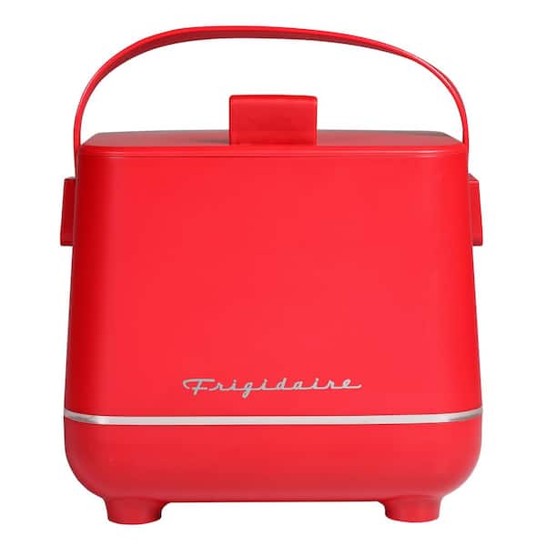 Red Insulated Beverage Cooler 1 gal. Capacity Portable and Durable Keeps Drinks Cold for 8-Hours Holds 6-Cans