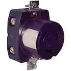 MARINCO 30 Amp/125-Volt Stainless Steel Power Inlet 303SSEL-B