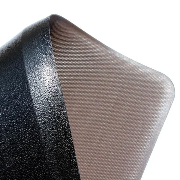Floortex Doortex Black Foam PVC Anti-Fatigue Mat-16 in. x 24 in