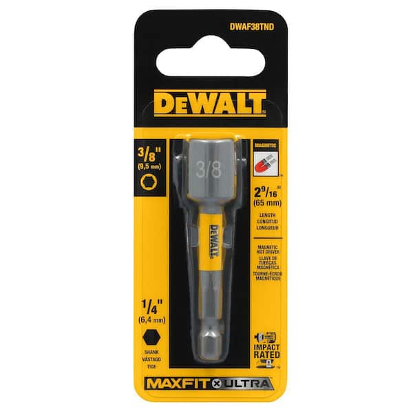 DEWALT MAXFIT ULTRA 3/8 in. Steel Nut Driver Drill Bit DWAF38TND