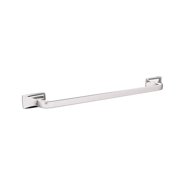 Amerock Highland Ridge 18 in. Wall Mounted Towel Bar in Polished Nickel