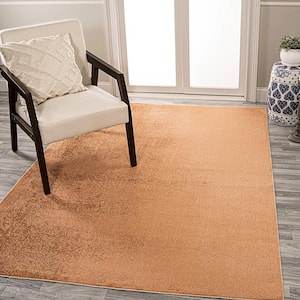 Twyla Classic Terra 4 ft. x 6 ft. Solid Low-Pile Machine-Washable Area Rug