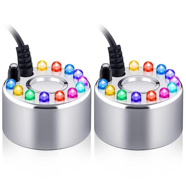 Halloween Series 24-Watt 2-Gallon Ultrasonic Fog Machine with LED Lights for Party Decor, Pond and Water Features
