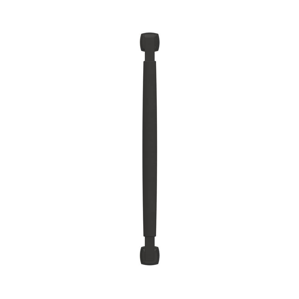 Matte Black Zinc Cabinet Drawer Pull with Mounting Hardware