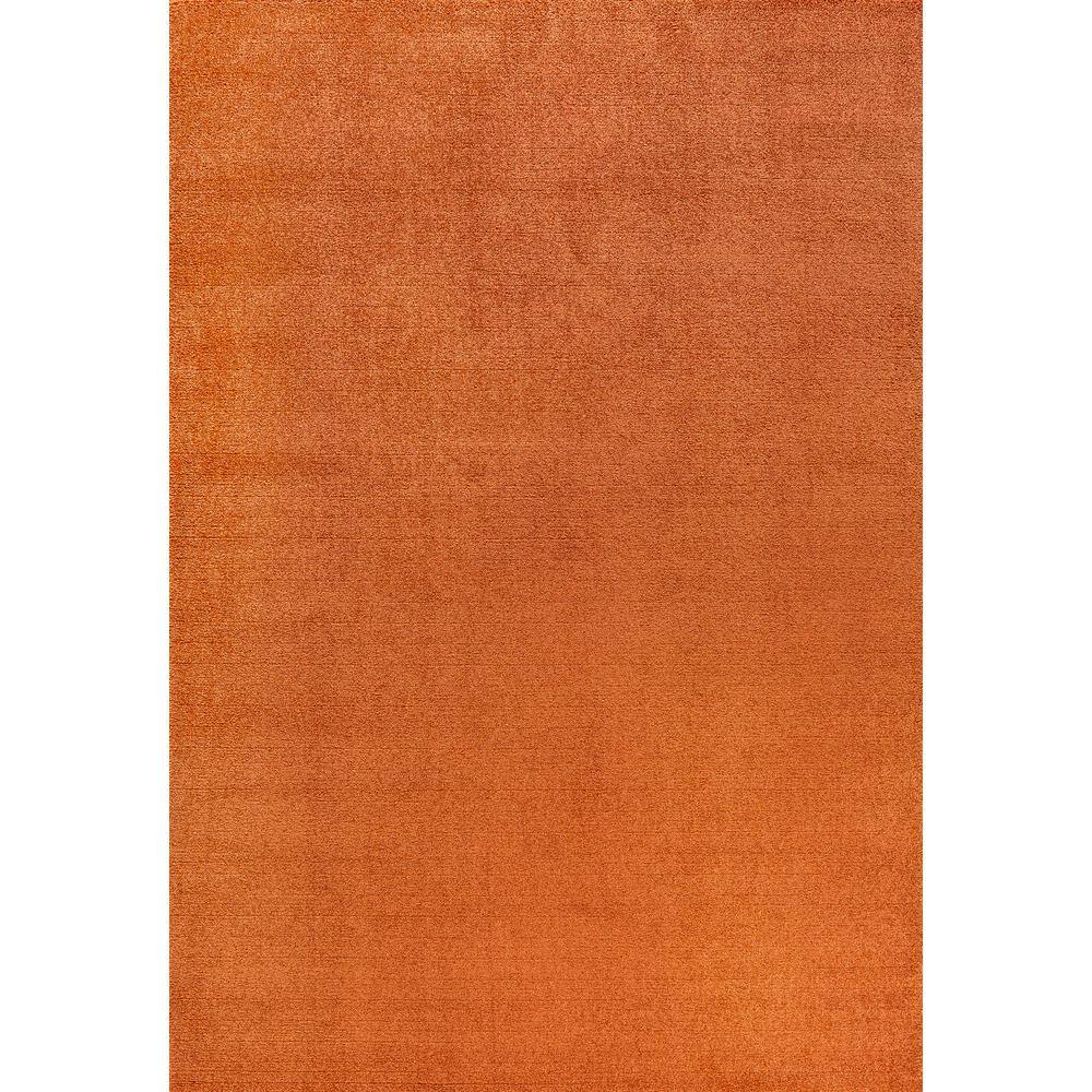 JONATHAN Y Haze Solid LowPile Orange 8 x 10 Area Rug SEU100M8