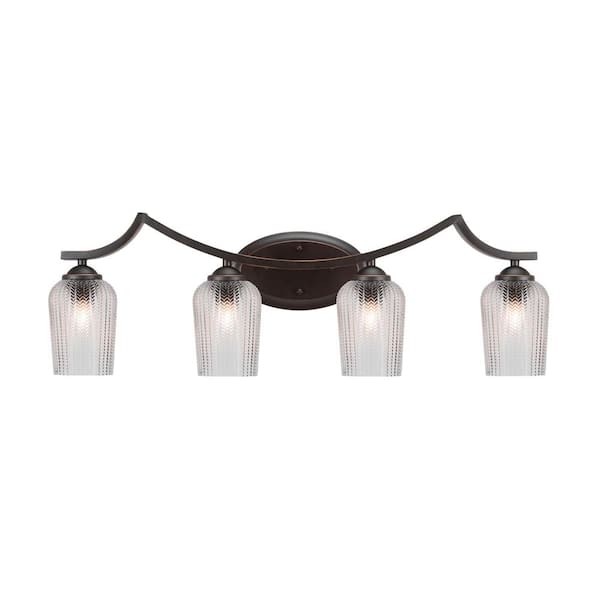 Unbranded Cleveland 7.75 in. 1-Light Dark Granite Vanity Light