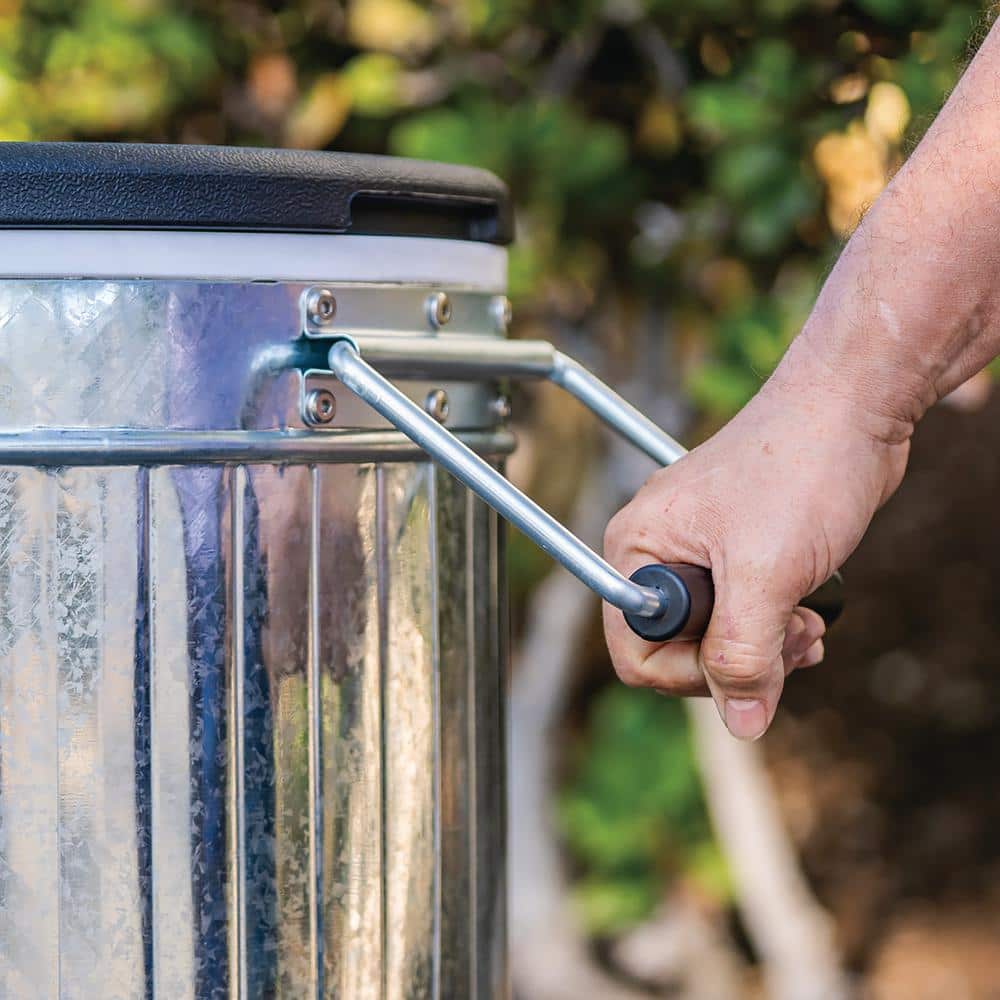 Permasteel 120-Qt Galvanized Steel Rolling Patio Cooler with Wheels