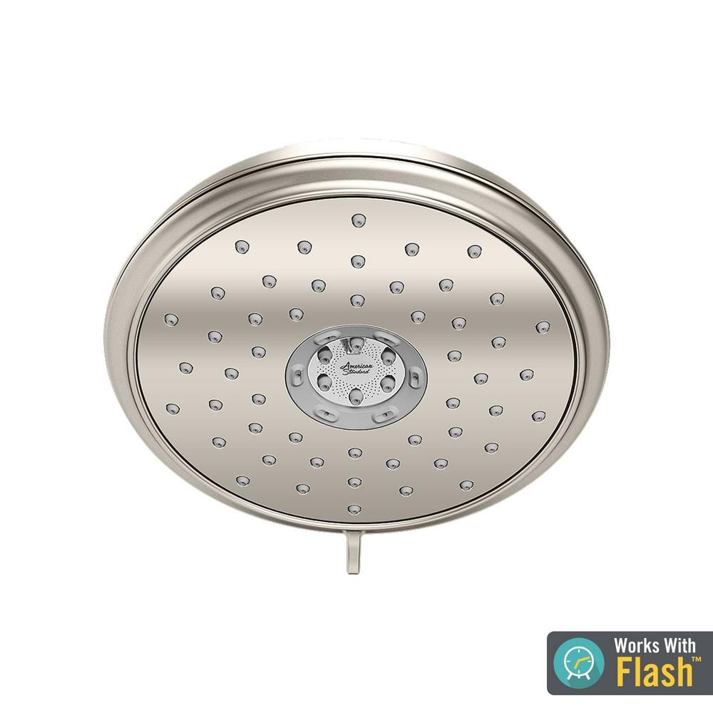 Spectra+ 4-Spray 7.3 in. Single Ceiling Mount Fixed Adjustable Shower Head 