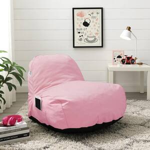 Cosmic Foam Blush Bean Bag Nylon Lounge Chair